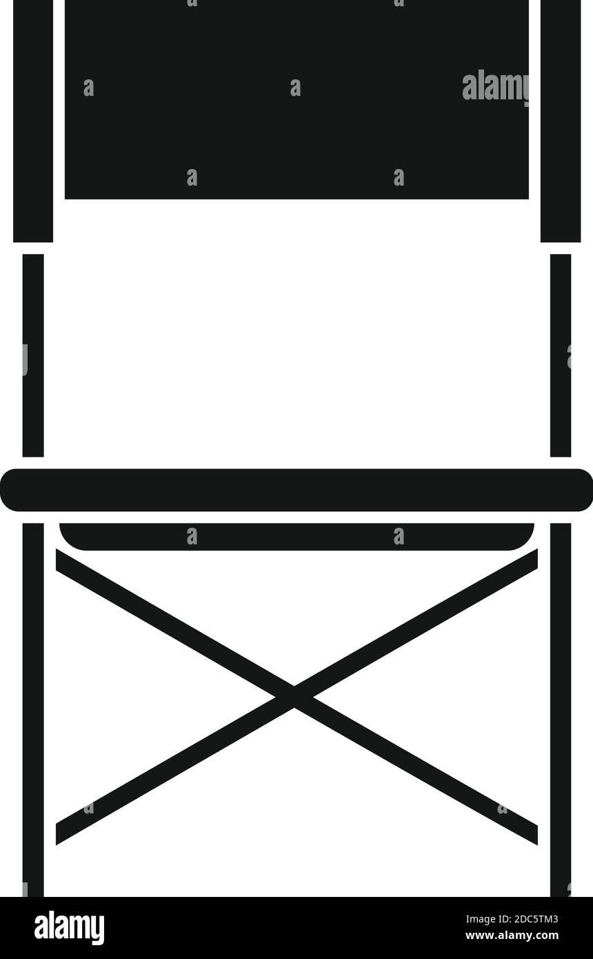 Folding garden chair icon, simple style Stock Vector Image & Art - Alamy