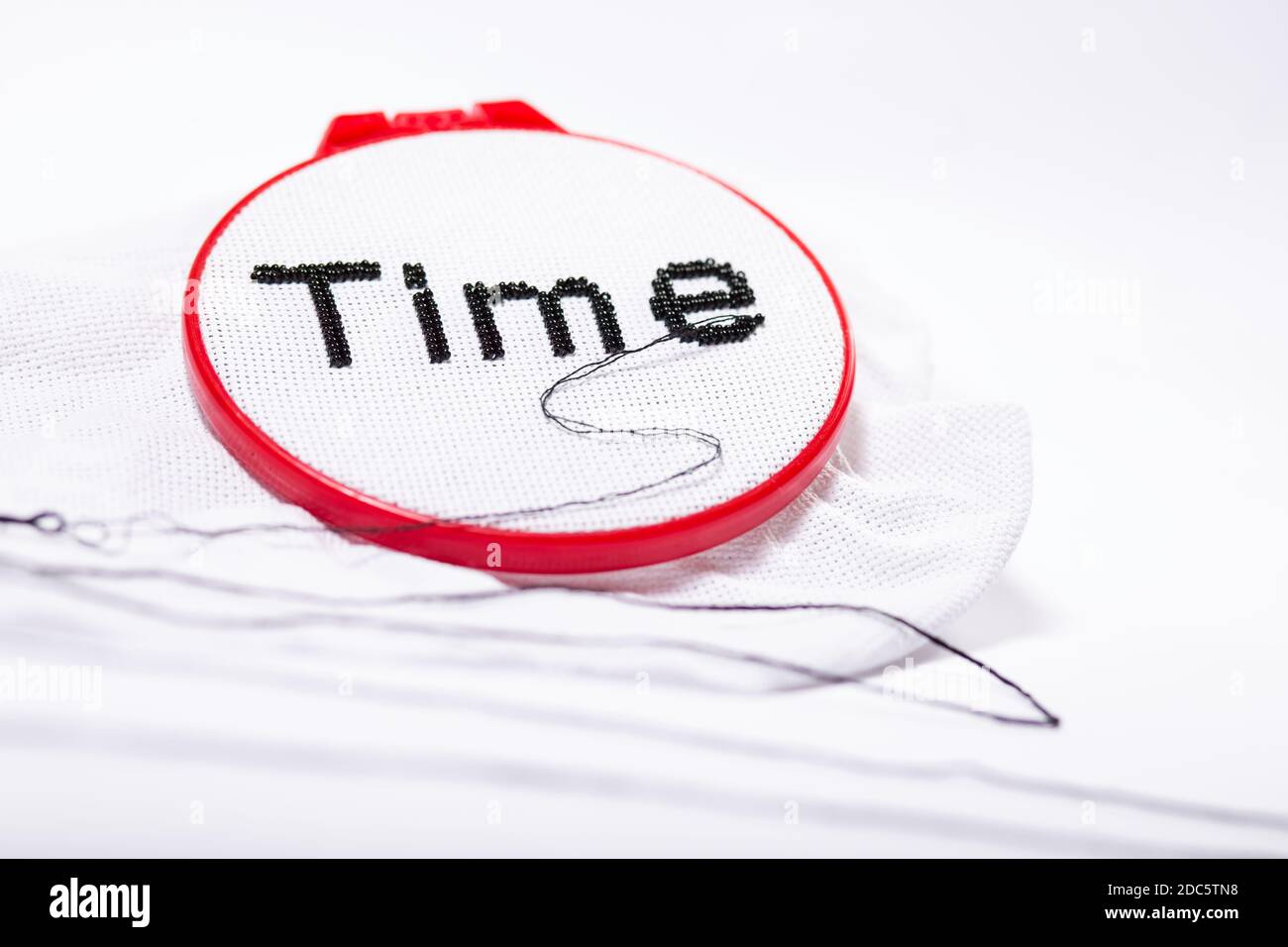 calm down, relax, fine motor skills, hobby, embroider, beads, thread