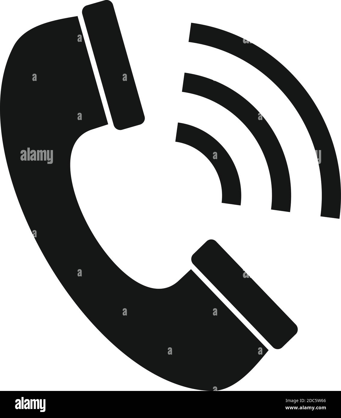Headhunter call icon, simple style Stock Vector