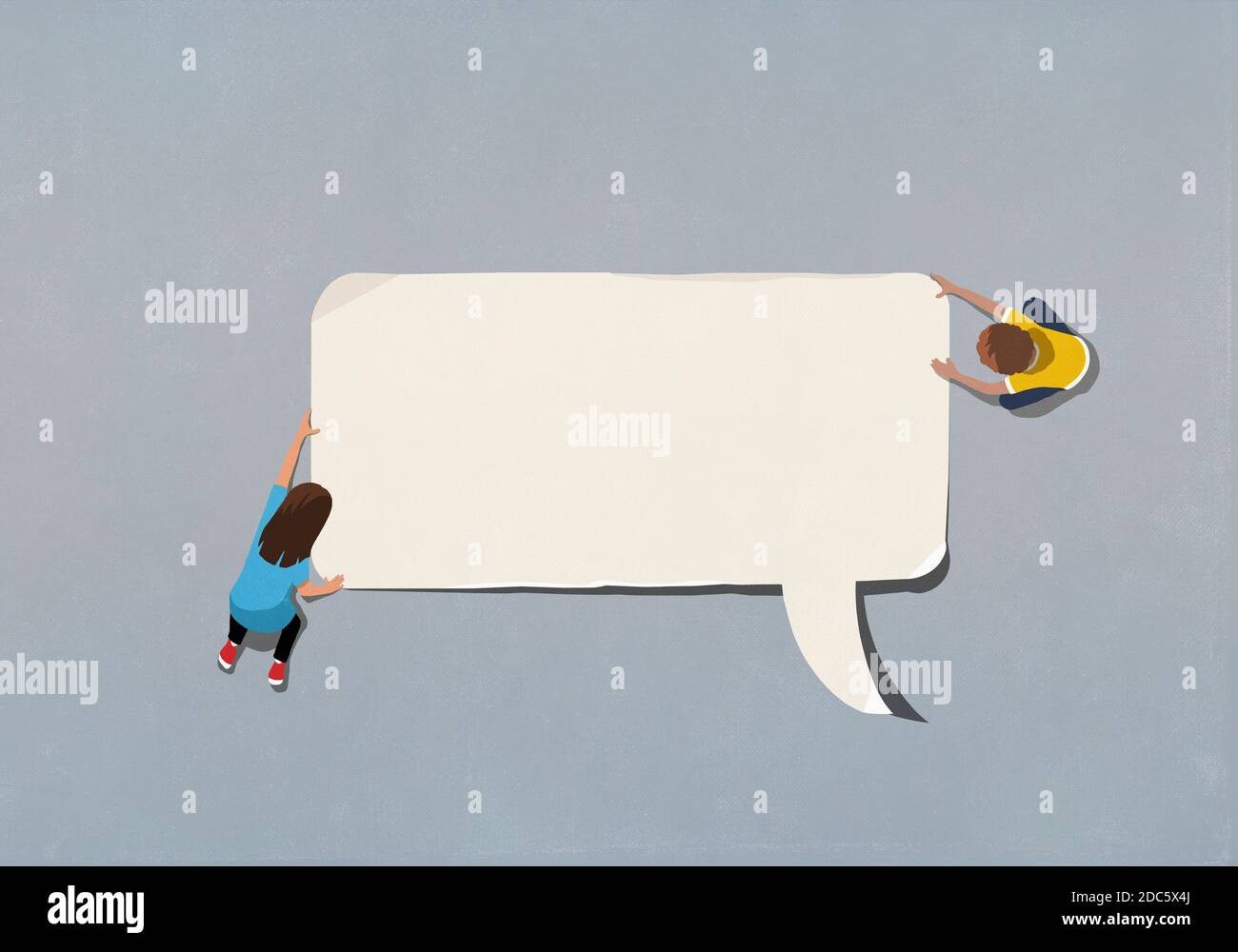 Boy blank message sign hi-res stock photography and images - Alamy