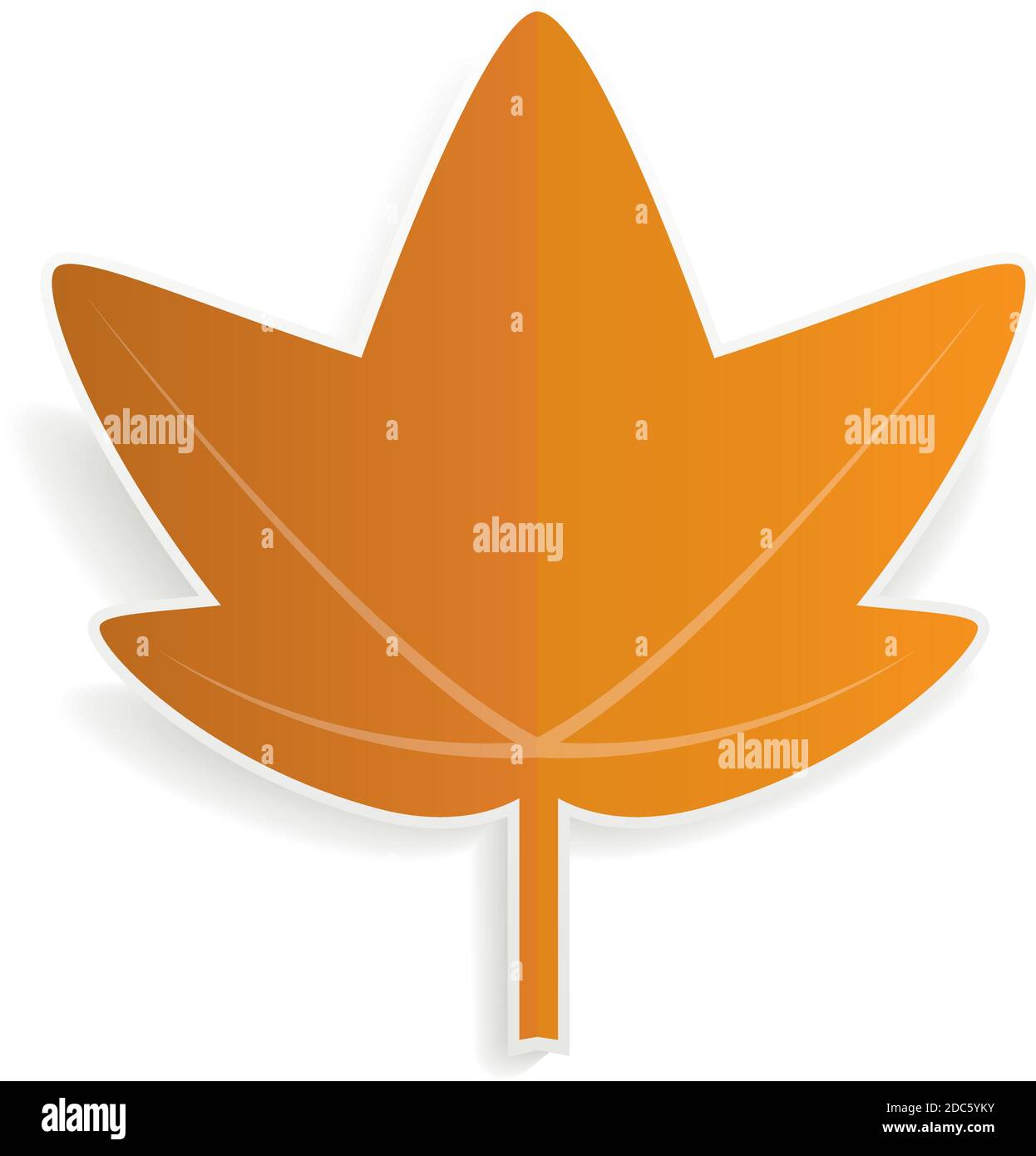 Vector illustration that simulates the cut out paper style of an