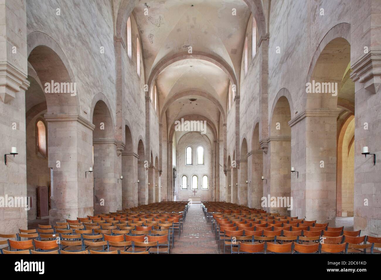 geography/travel, Germany, Hesse, Eltville at Rhine, basilica of monastery Eberbach, Eltville at Rhine, Additional-Rights-Clearance-Info-Not-Available Stock Photo