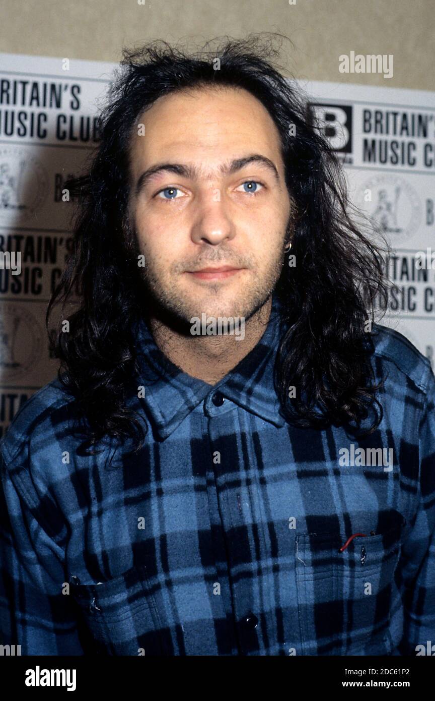 Youth/Martin Glover from Killing Joke at a press conference at the St. Georges Hotel. London, December 10, 1990 | usage worldwide Stock Photo