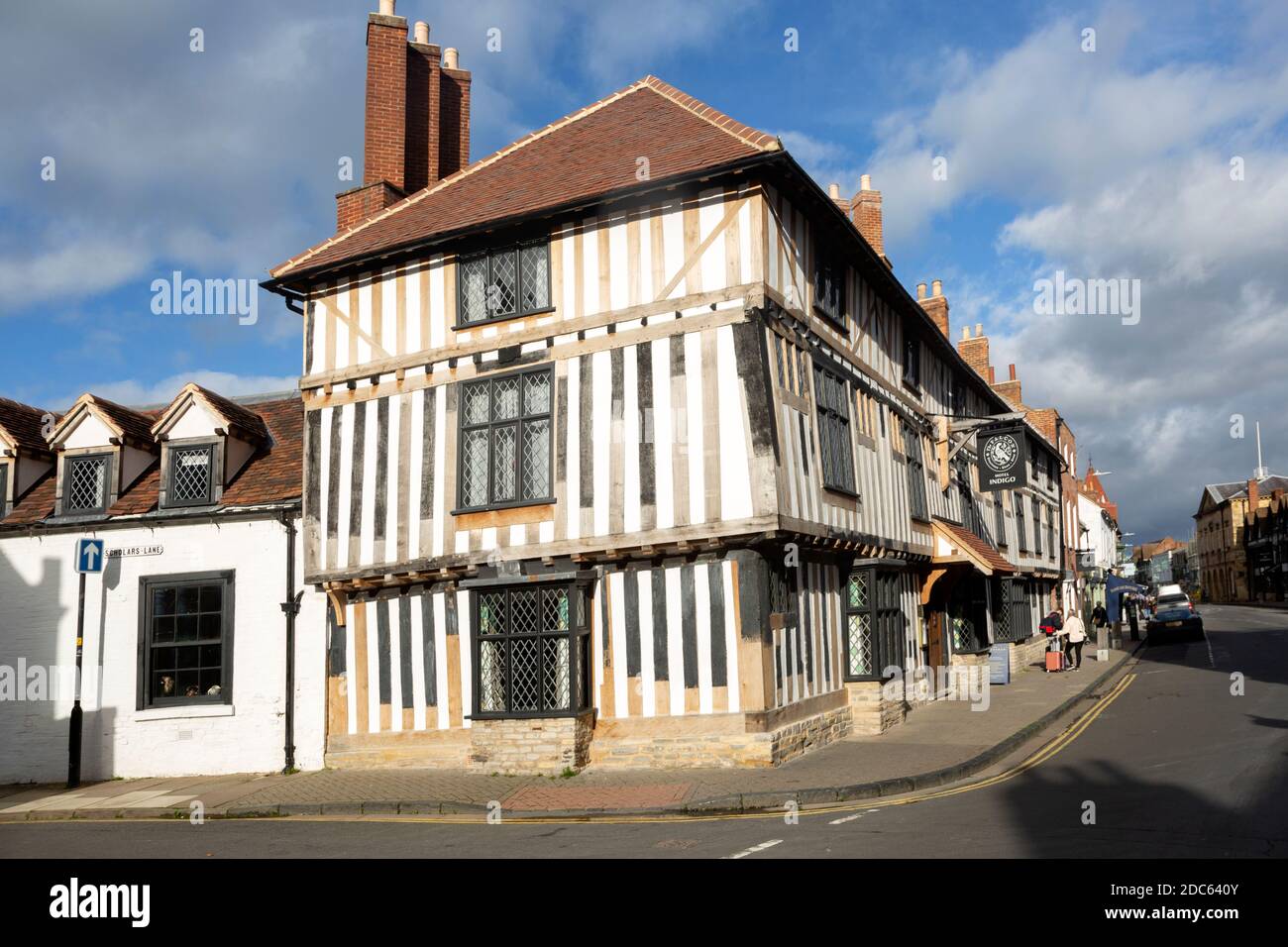 Half timbered architecture of Hotel Indigo, StratforduponAvon