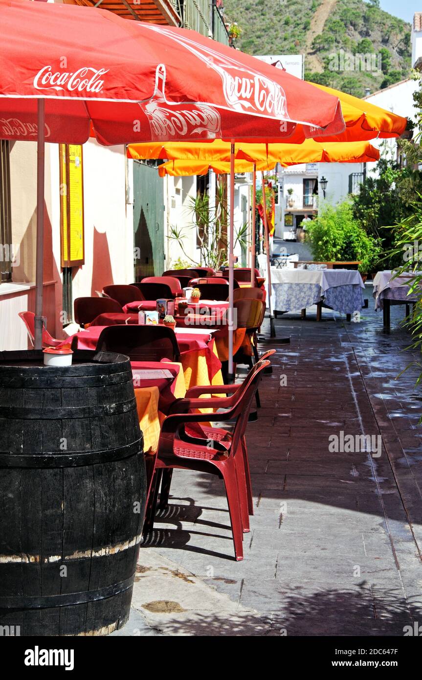 Traditional spanish village street hi-res stock photography and images
