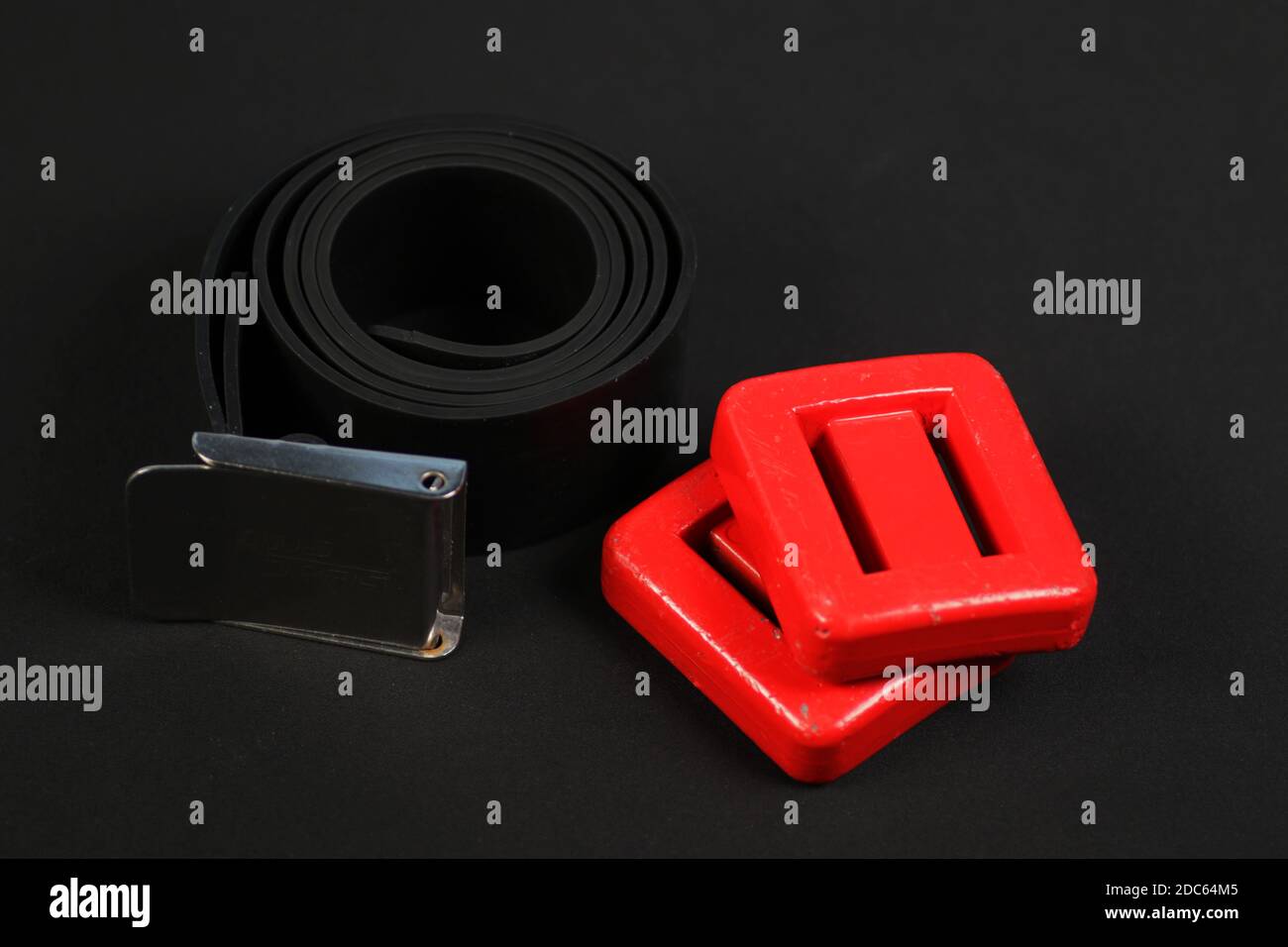 Belt and weights for freediving and diving Stock Photo Alamy