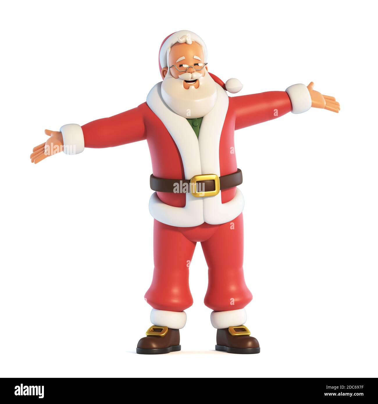 Hãy chiêm ngưỡng ông già Noel 3D cực kỳ đáng yêu và sinh động, đem lại mùa Giáng Sinh ấm áp và niềm vui bất tận cho những người yêu thích sự đáng yêu.