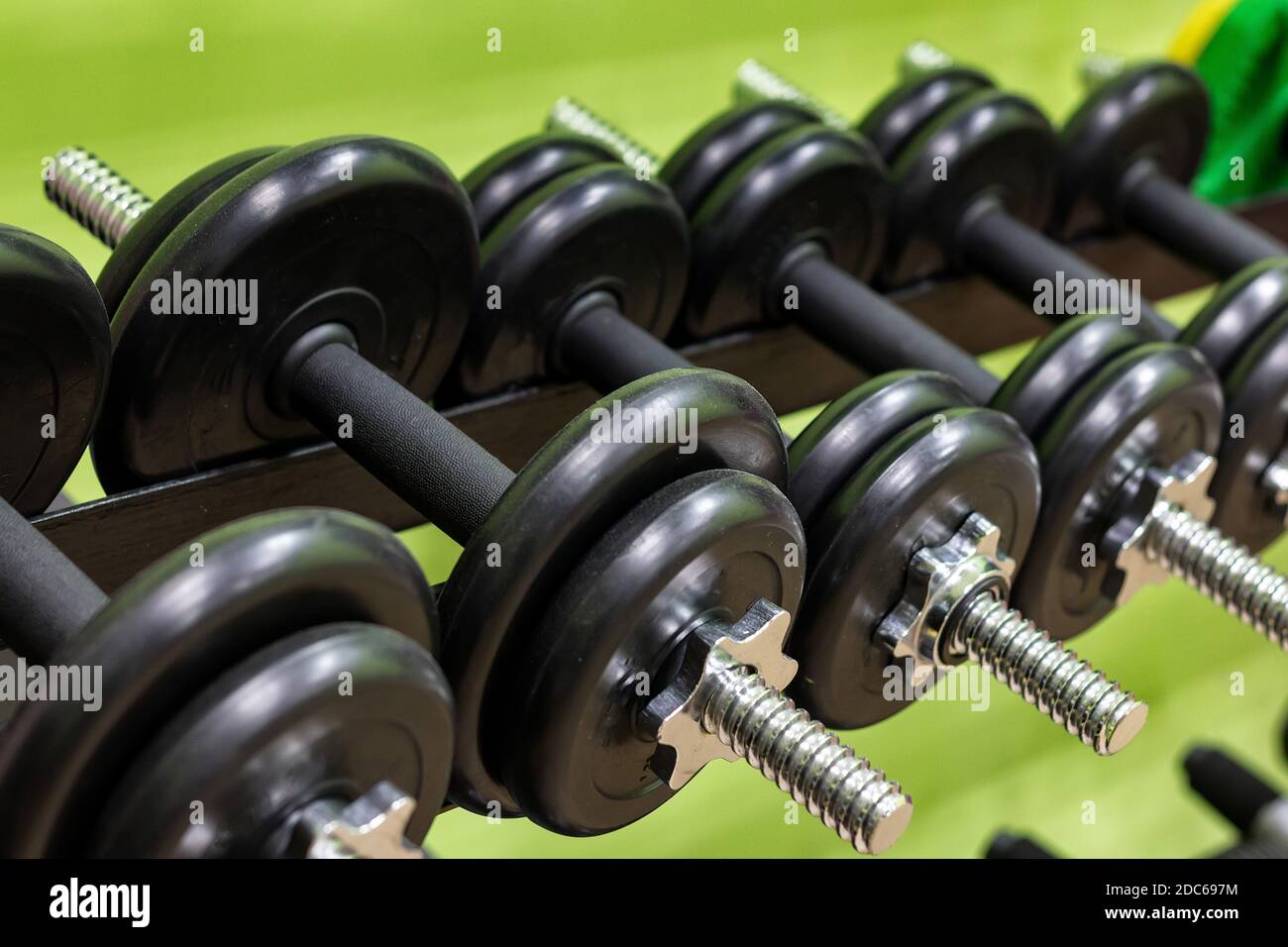 Dumbbell Rack High Resolution Stock Photography and Images - Alamy