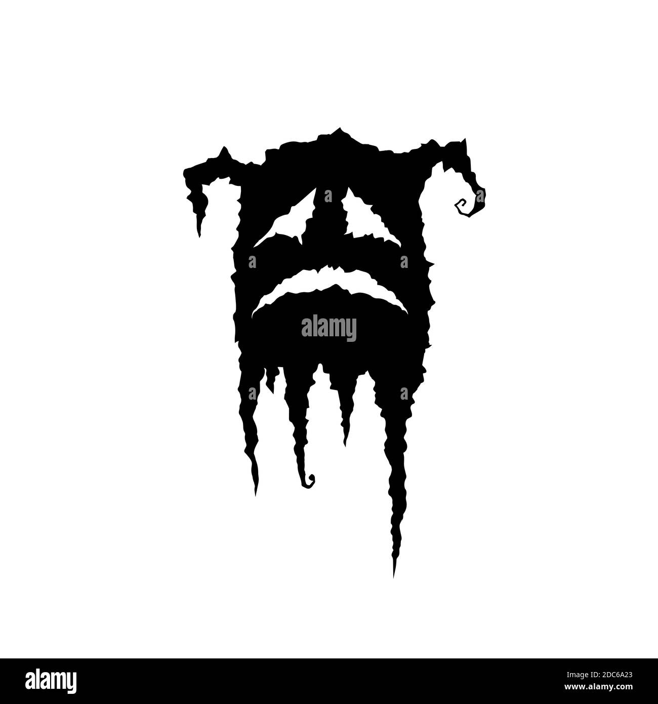 Ghost. Vector illustration. Isolated. Demon on a white background Stock ...