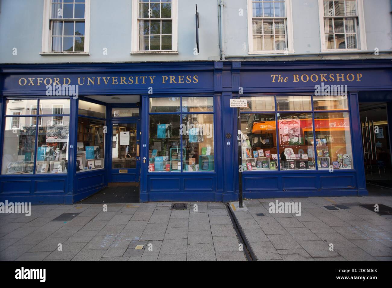 The Oxford University Press bookshop in Oxford in the UK, taken on the 15th of September 2020 Stock Photo