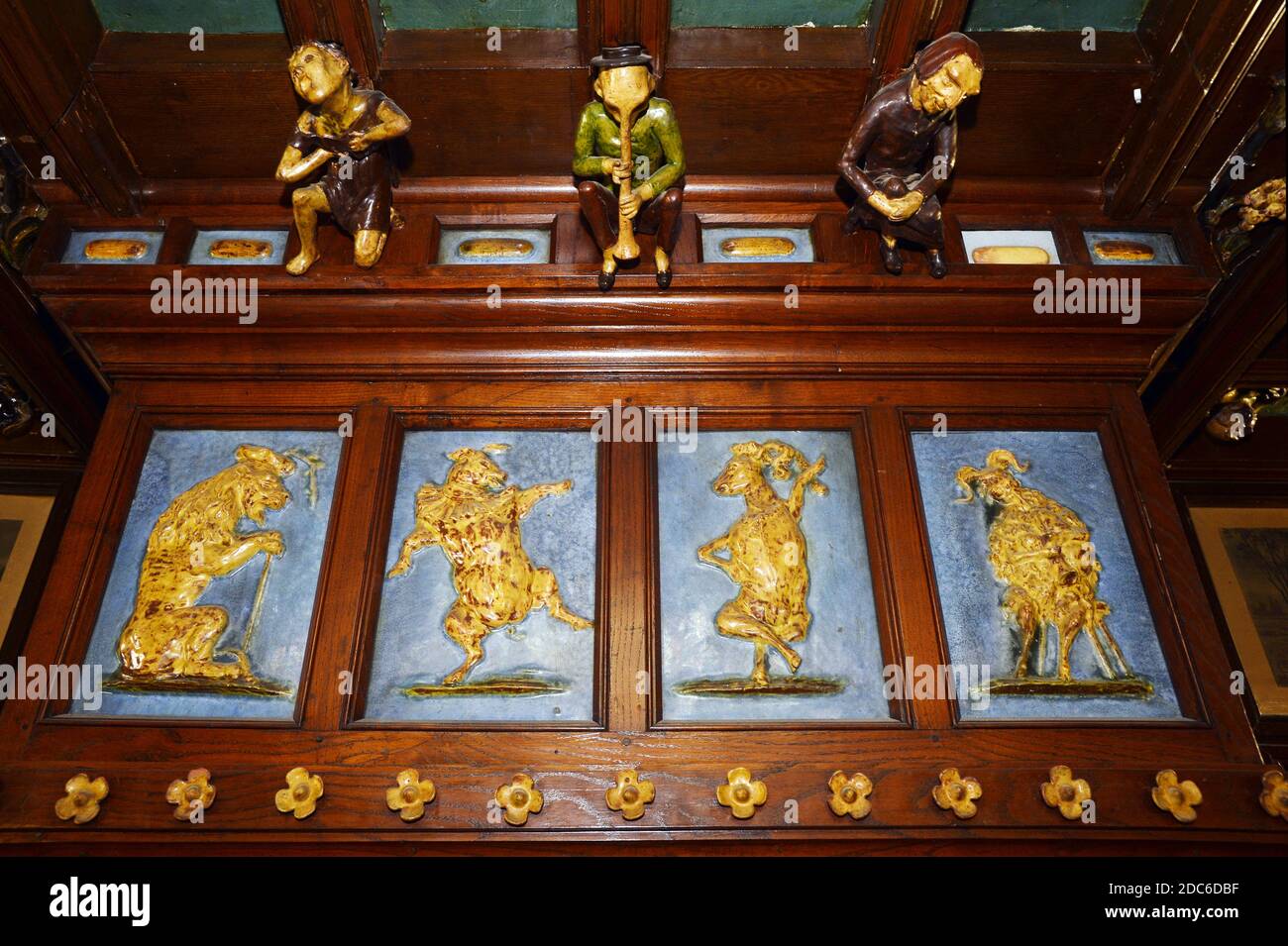 The pottery of Mesnil de Bavent is a Norman pottery located between Caen and Cabourg, in Bavent (Calvados). Stock Photo