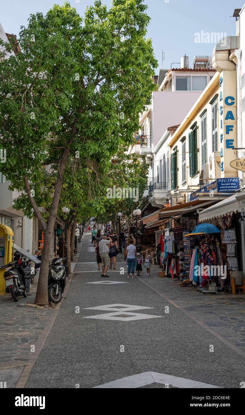 Pedestrian street crete hi-res stock photography and images - Alamy