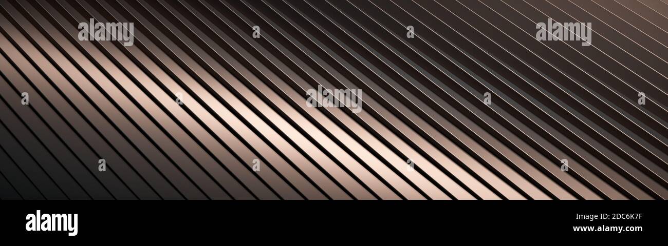 Matt metal structure background with reflections in copper tones Stock ...
