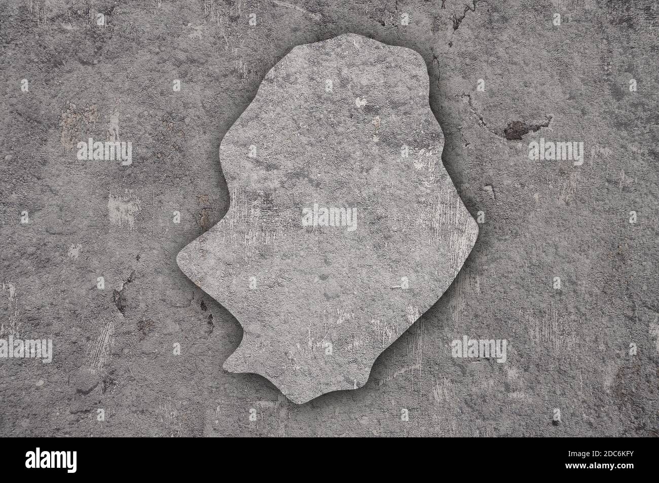 Map of Niue on weathered concrete Stock Photo - Alamy