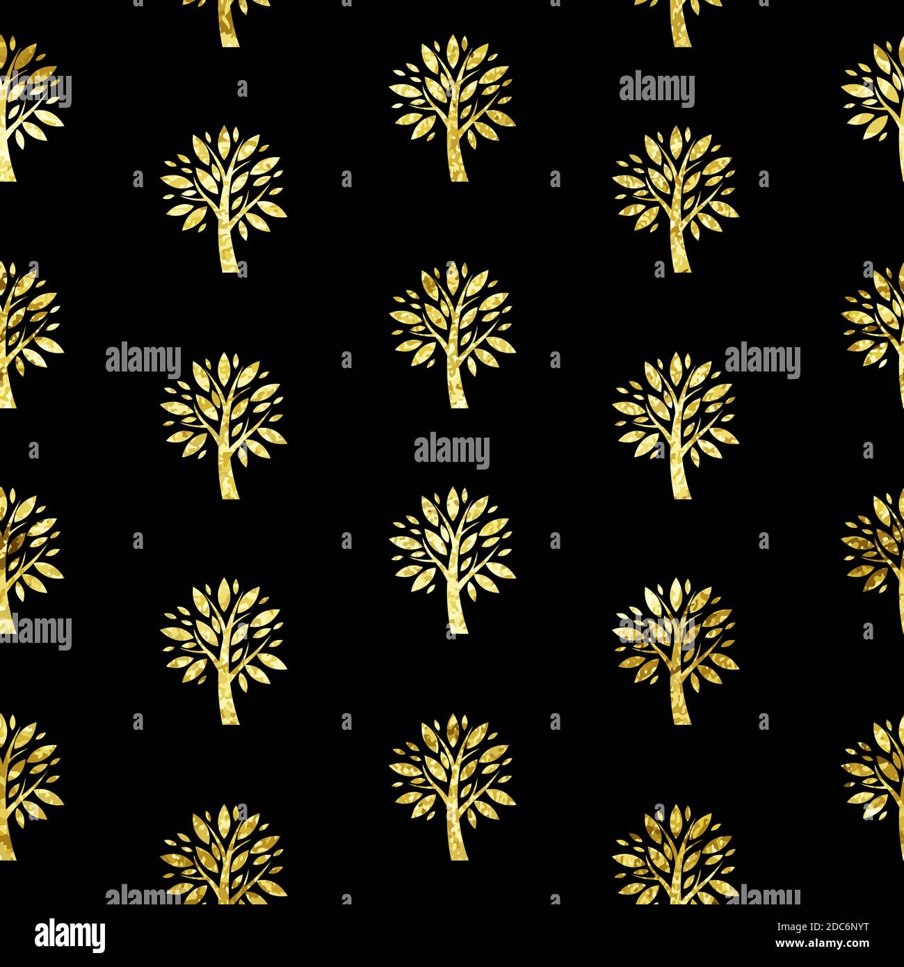 Abstract Tree Seamless Pattern Background Illustration Stock Photo - Alamy