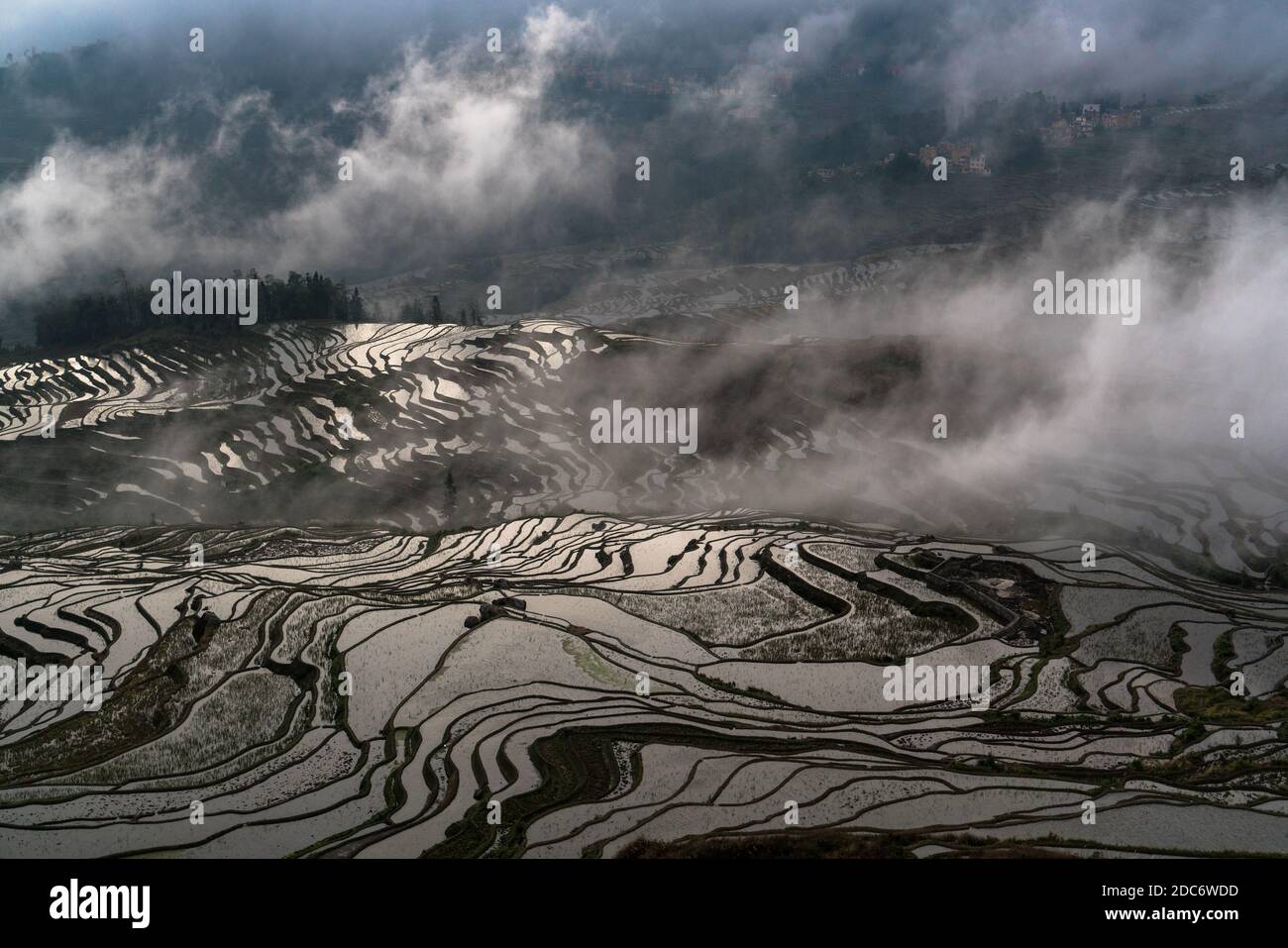Colorful Rice Terraces In China Breathtaking nature landscape rice terraces hi-res stock photography ...