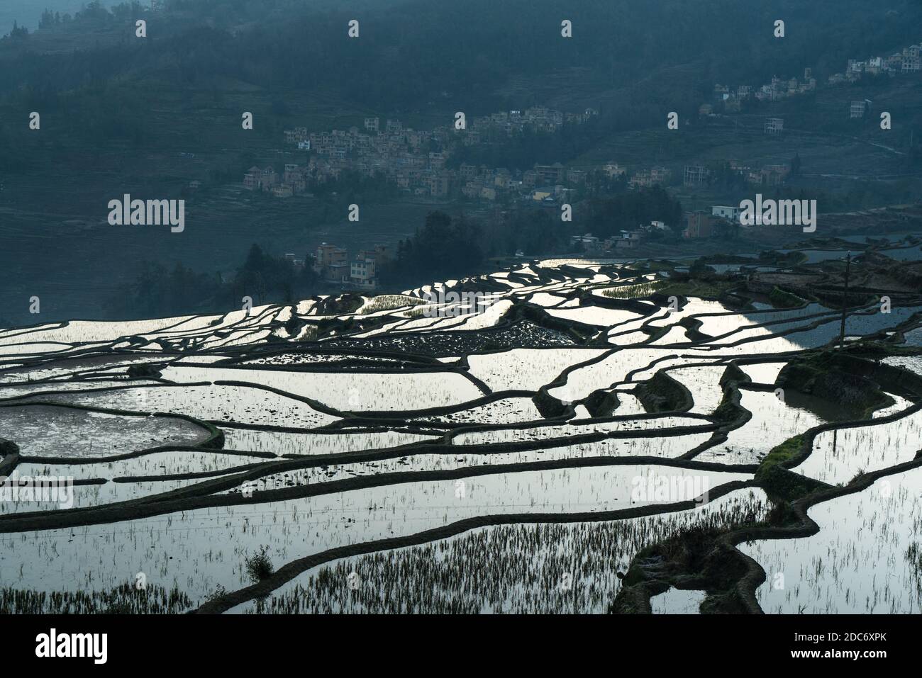 Rice terraces, Yunnan, China Stock Photo - Alamy