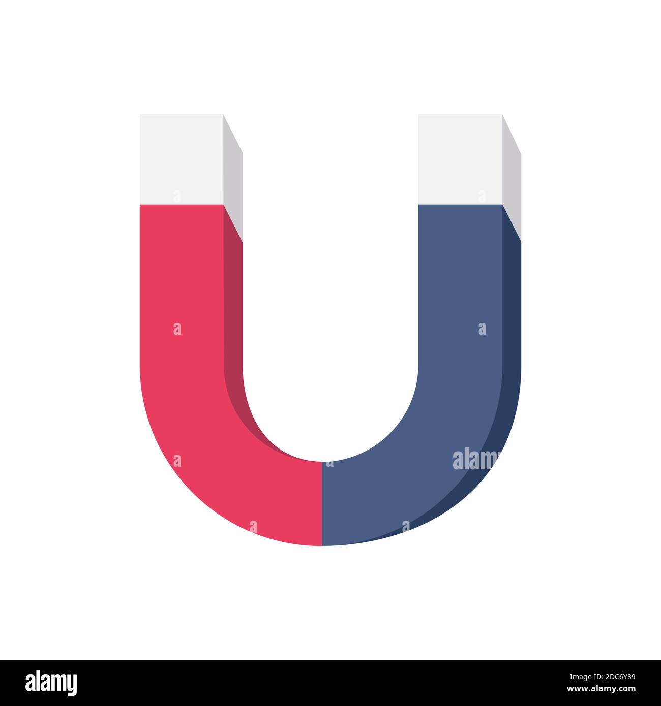Magnet Icon Sign Symbol in Modern Flat Style. Illustration Stock Photo ...