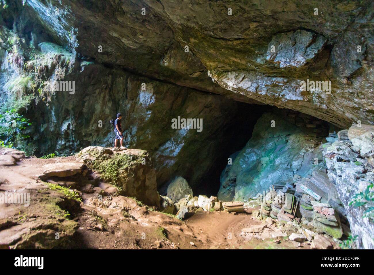 Lumiang burial cave in Sagada, Philippines Stock Photo