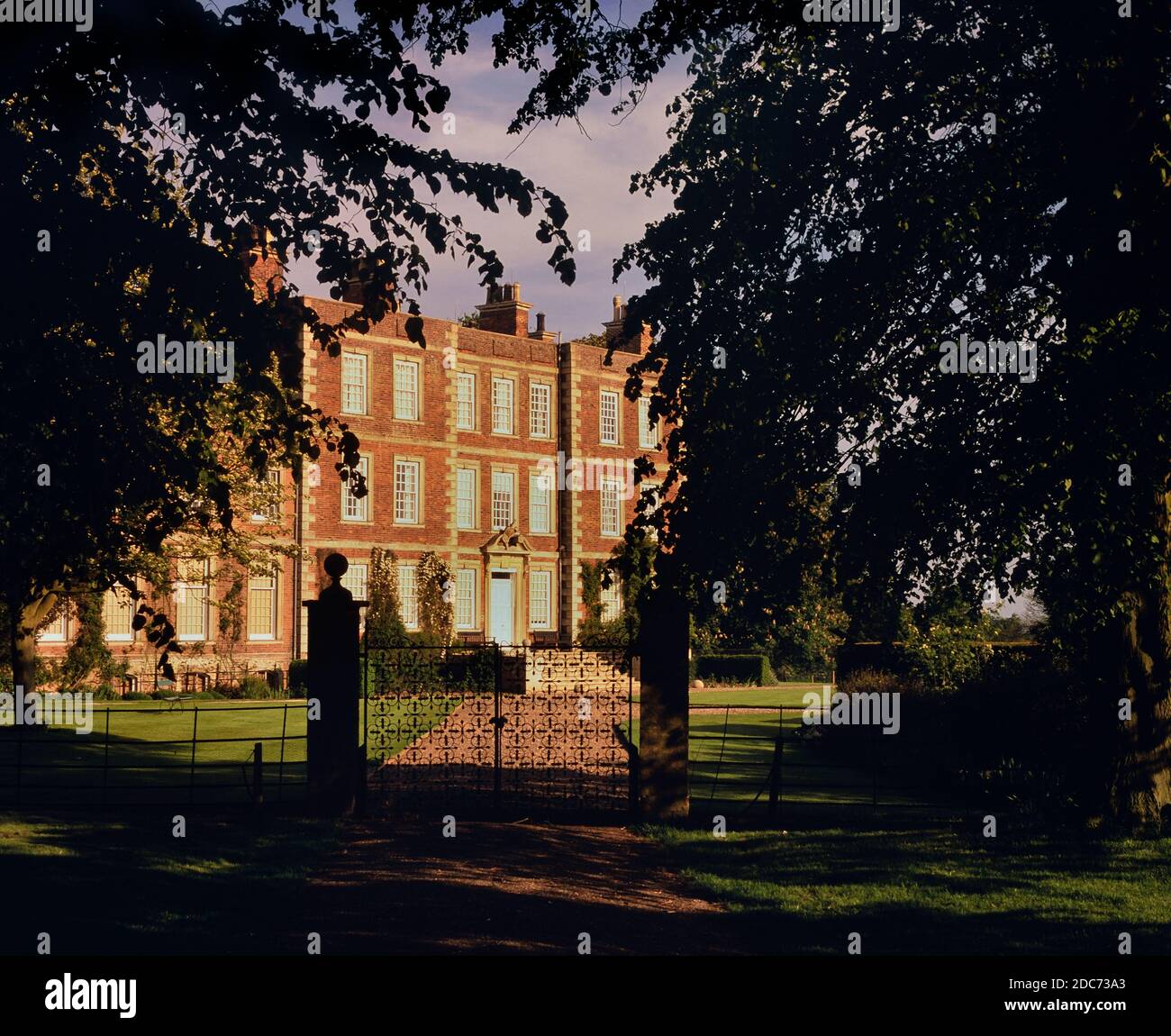 Gunby Hall country house in Gunby, near Spilsby, Lincolnshire, England, UK Stock Photo