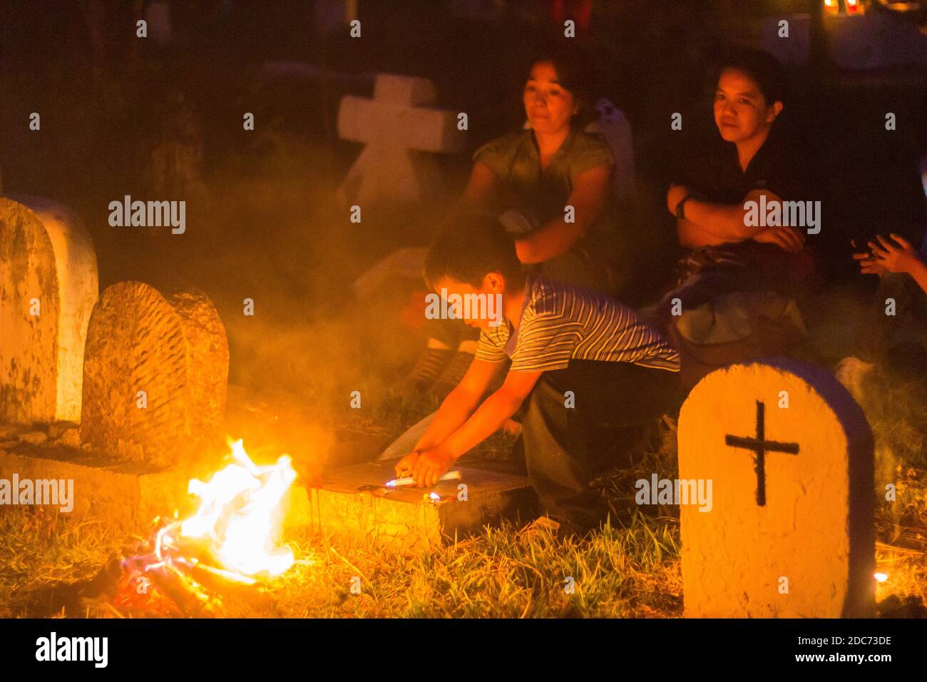 The All Soul's Day ritual in Sagada, Philippines called the 'panagapoy