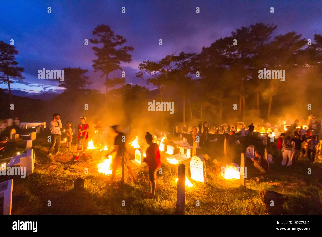 The All Soul's Day ritual in Sagada, Philippines called the 'panagapoy