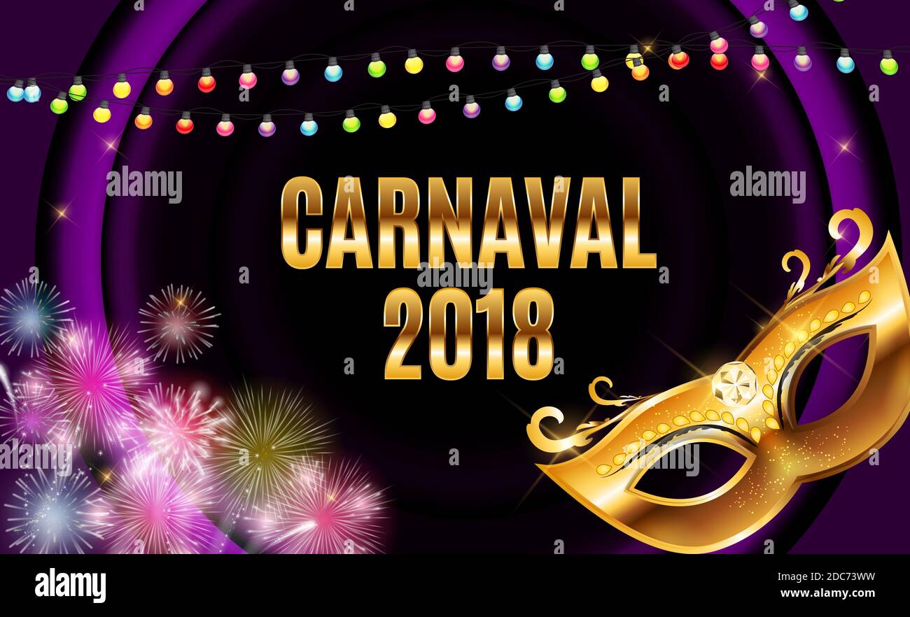 Popularity Masquerade Popular Event Brazil Carnival in South America During Summe. Background ...
