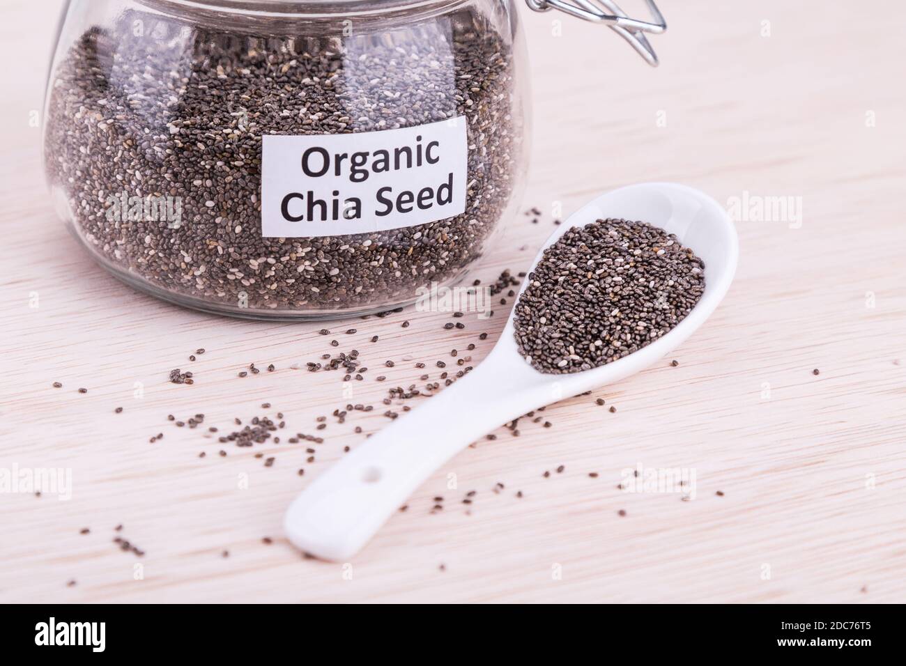 Chia seeds is superfood. Contains healthy omega3 fatty acids
