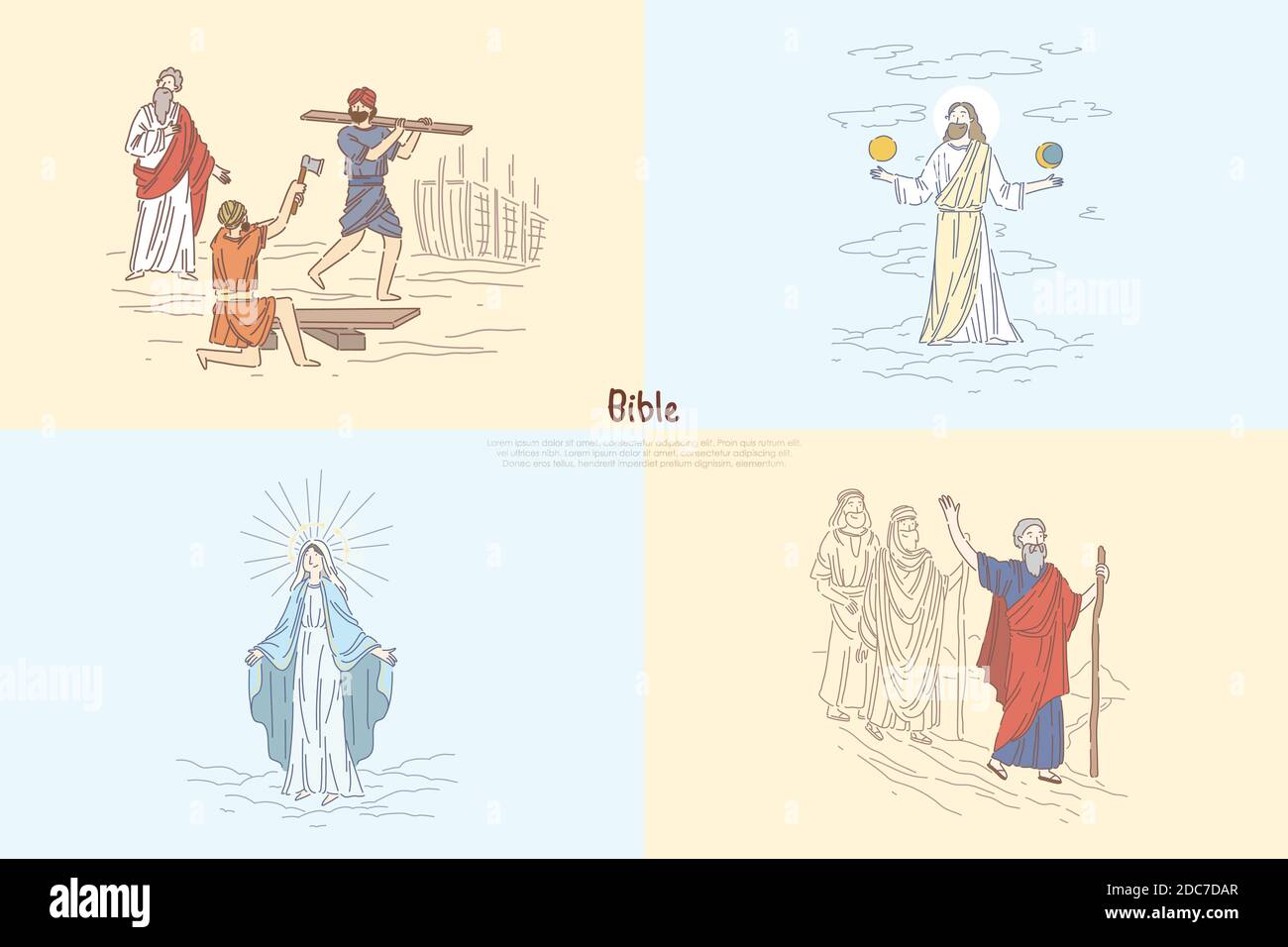 Bible Story Plots Myth And Legends Biblical Characters Noah Ark God Creating World Moses Prophet Banner Template Religion Christianity Theolog Stock Vector Image Art Alamy Bible Story Plots Myth And Legends Biblical Characters Noah Ark God Creating World Moses Prophet Banner Template Religion Christianity Theolog Stock Vector Image Art Alamy
