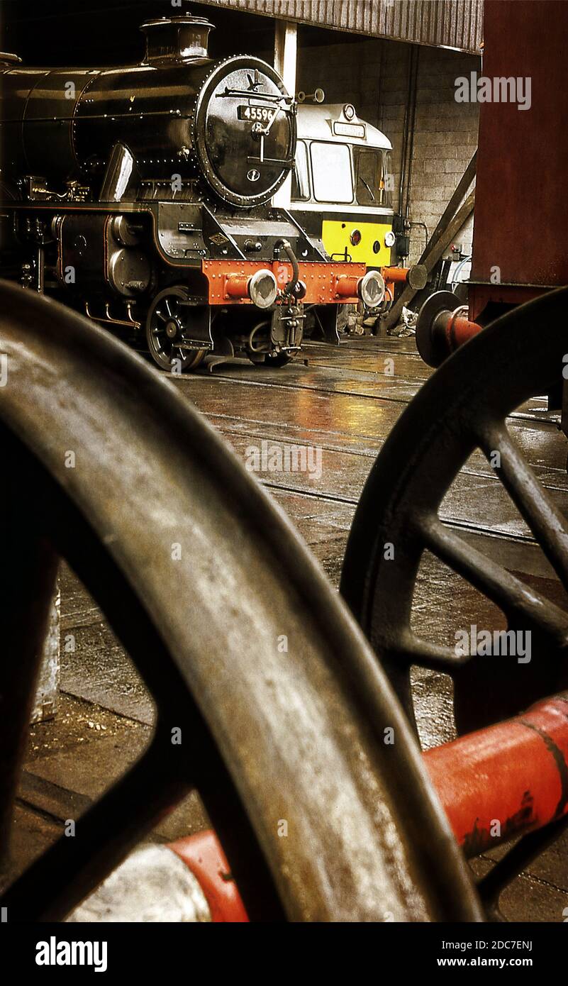 Haworth Engine shed on the Keighley And Worth Valley Railway West ...