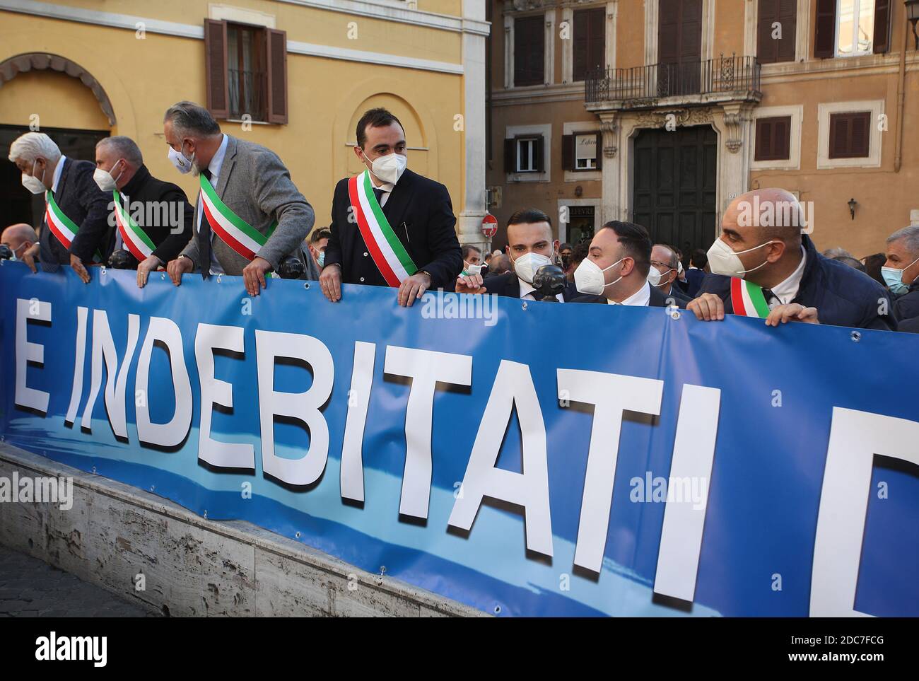 Rome, Italy. 19th Nov, 2020. Rome, Demonstration of the Calabrian ...