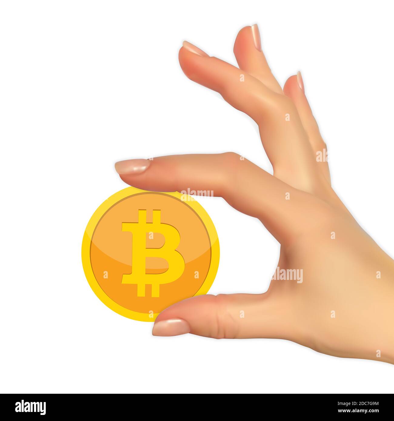 Bitcoin wallet emblem. Crypto currency label and concept. Digital assets  logo. Vintage han drawn monochrome design. Technology patch. Stock  illustration isolated on white Stock Photo - Alamy