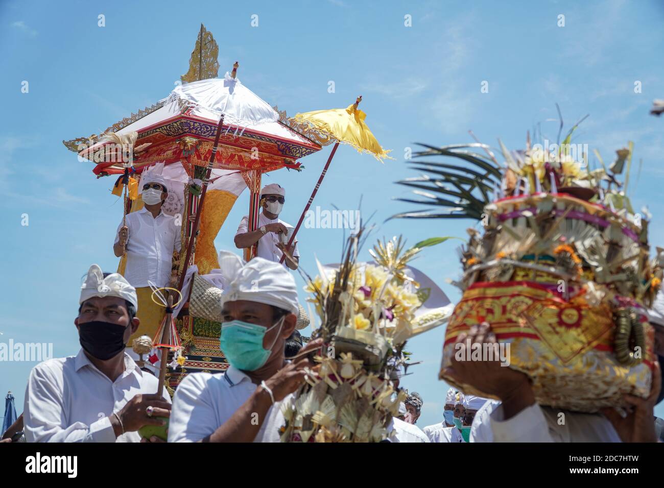 Badung, Bali, Indonesia. 19th Nov, 2020. Government's leaders standing ...