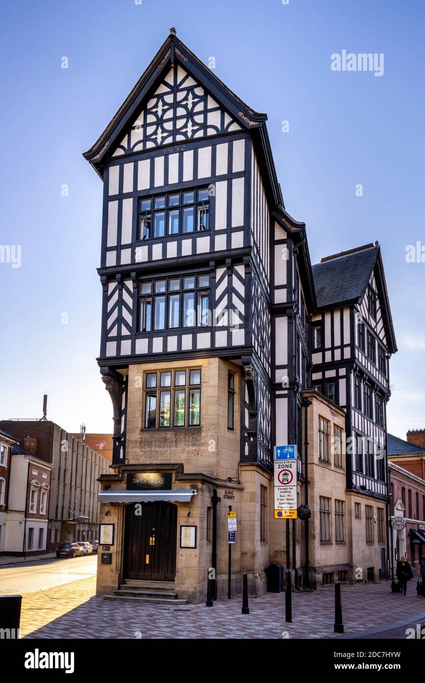 Tudor leicester architecture building hires stock photography and