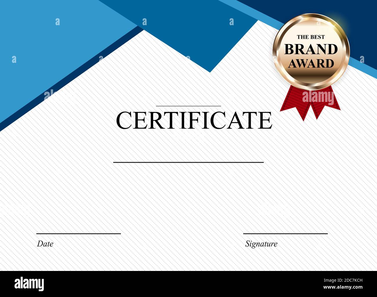 Certificate template Background. Award diploma design blank