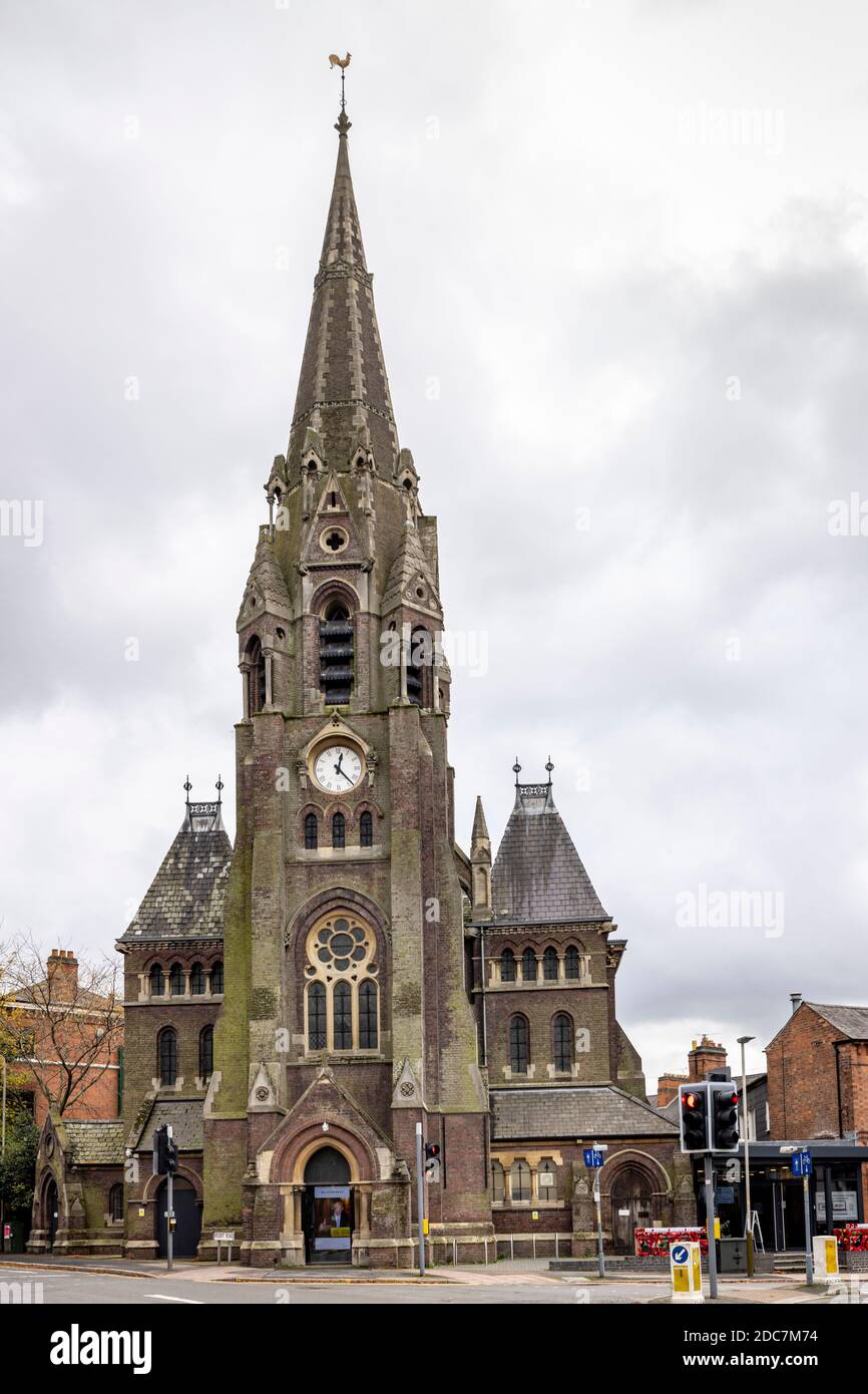 Holy Trinity Church is a Grade ll listed Anglican parish church in Leicester Stock Photo
