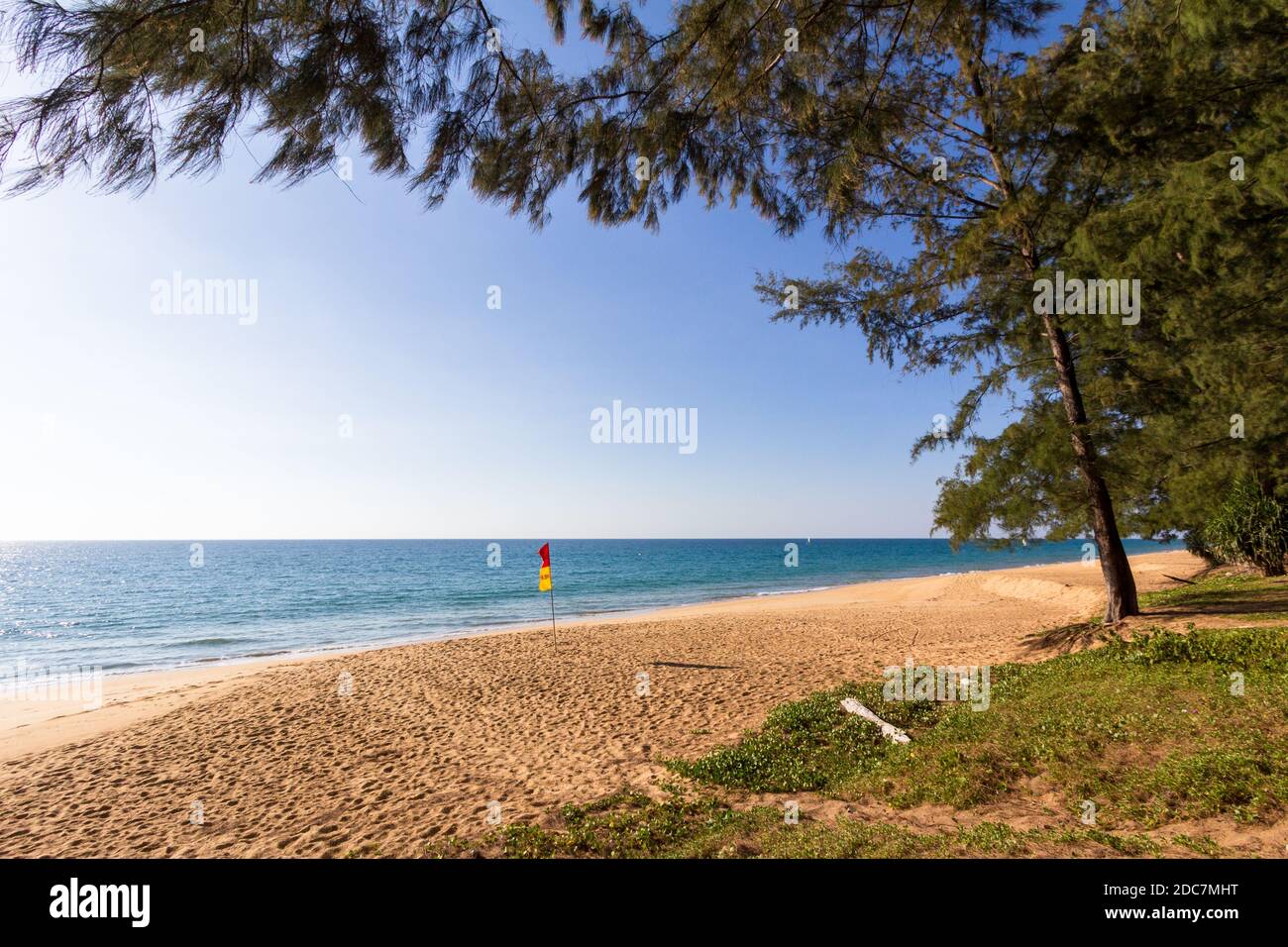 Mai Khao Beach in Phuket, Thailand Stock Photo