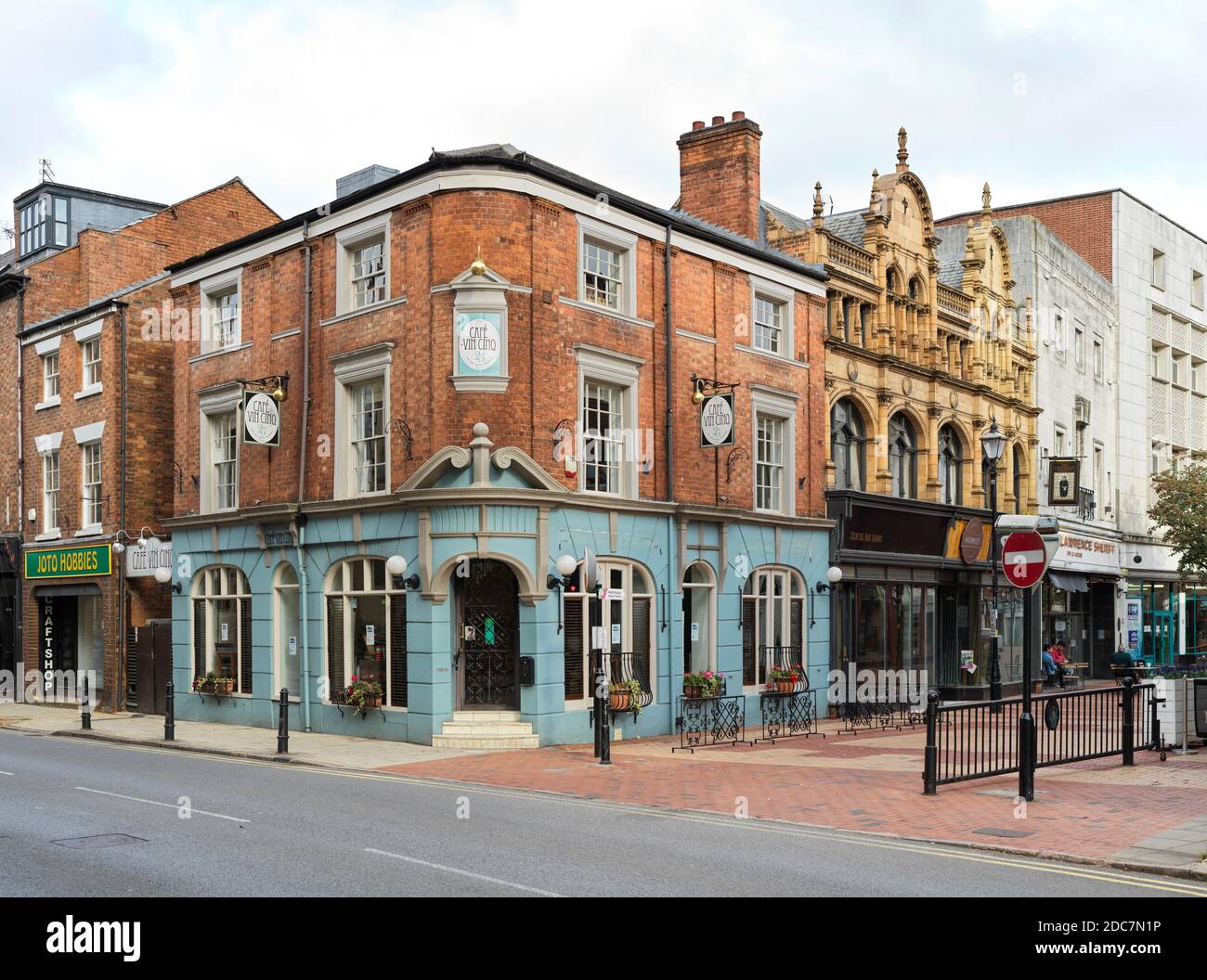 French restaurant with ornate building, previously Boots the chemist
