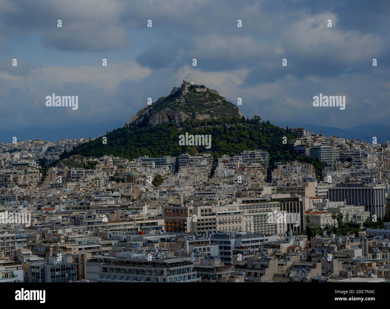 Overview of Athens Stock Photo