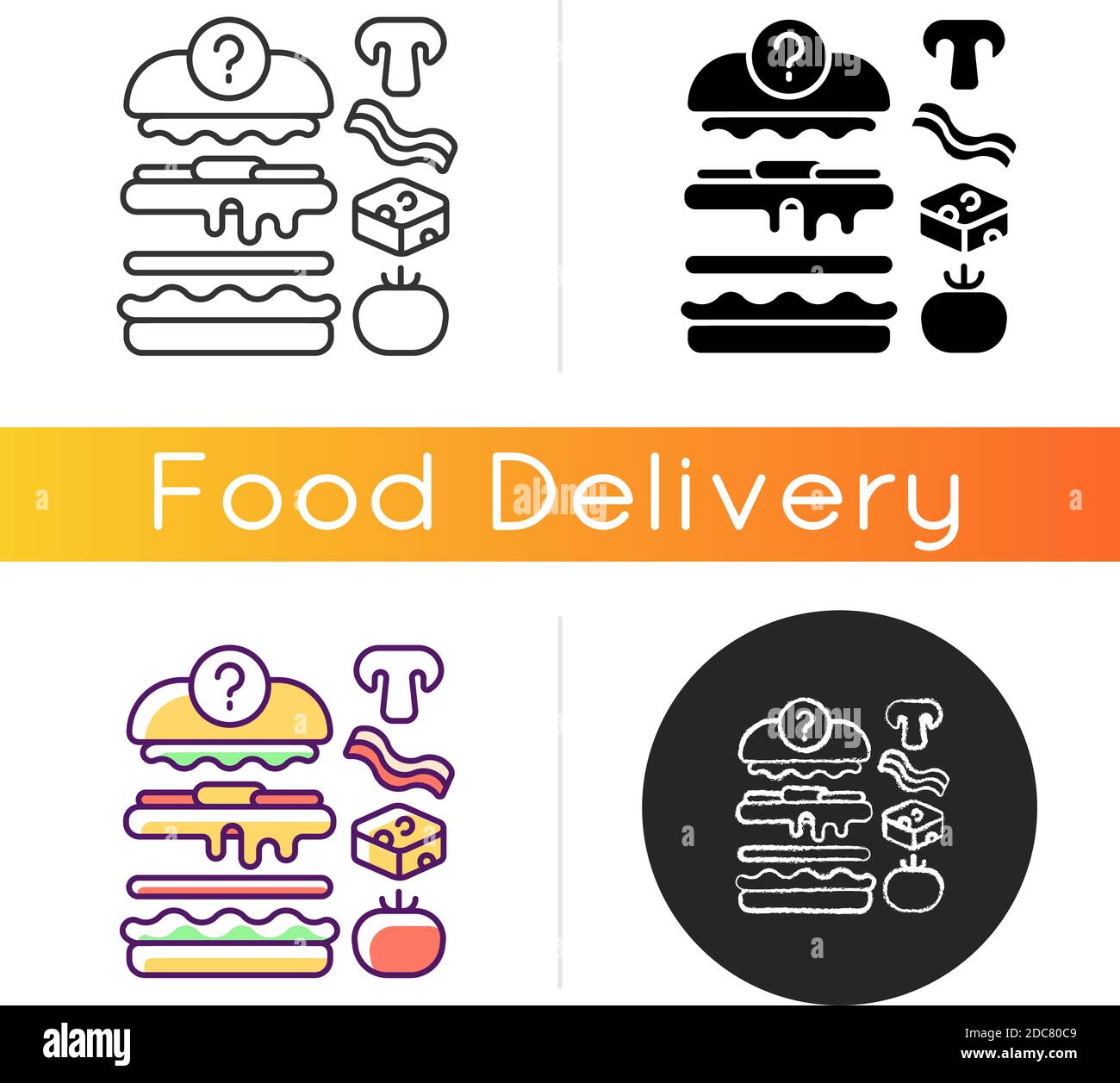 Food constructor icon Stock Vector Image & Art - Alamy
