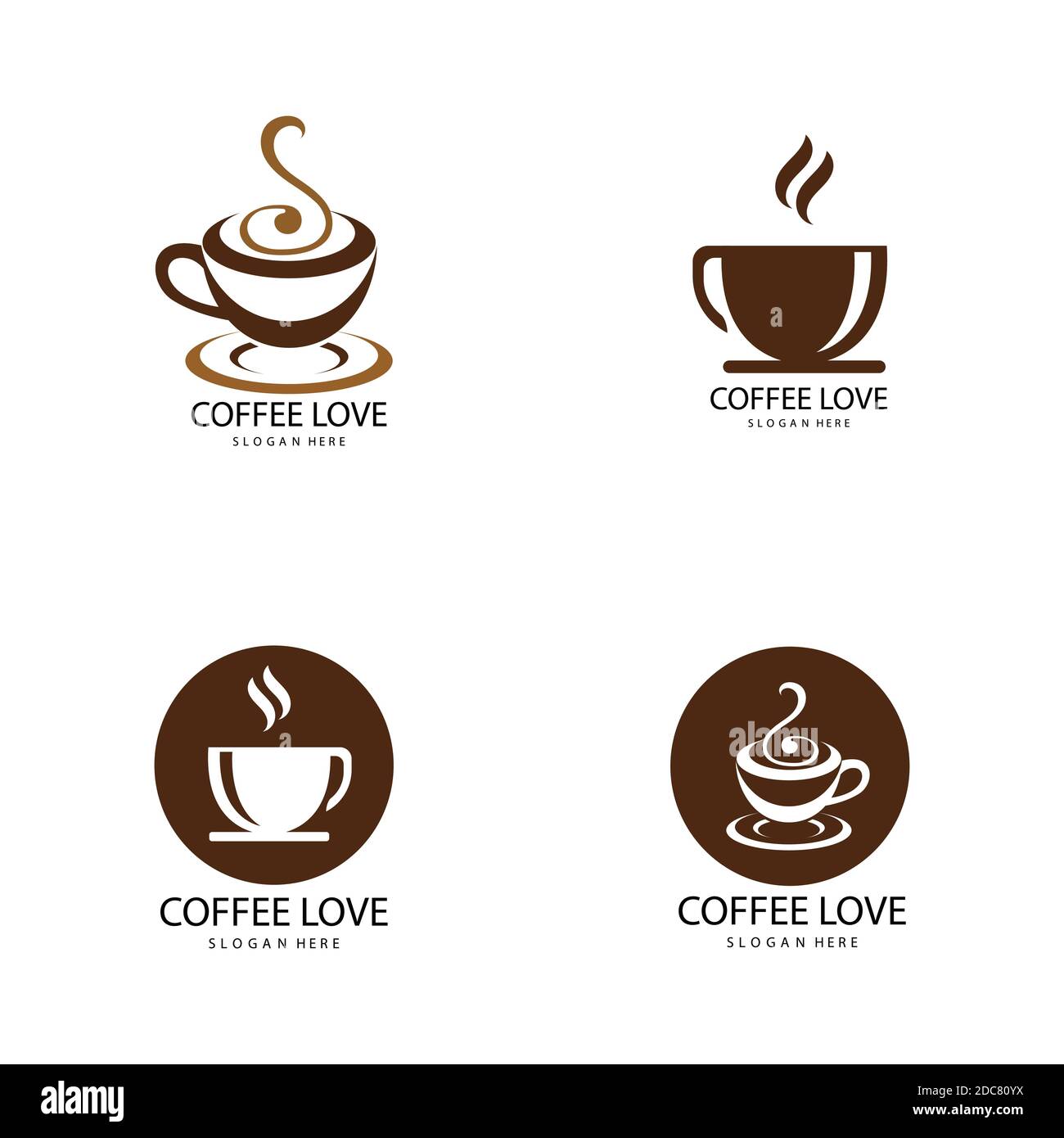 Coffee Logo Vector High Resolution Stock Photography and Images - Alamy