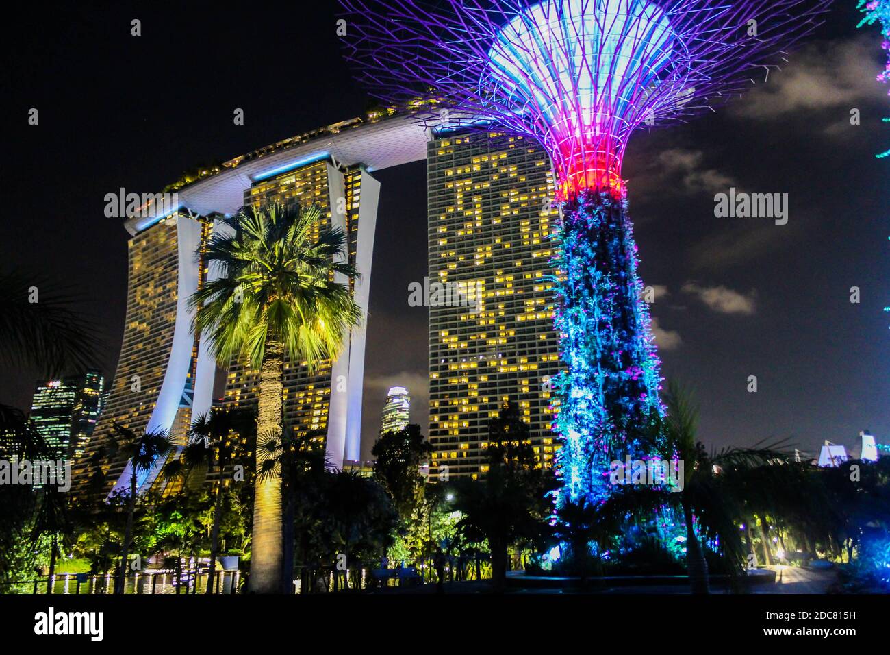 marina sands hotel of Singapore clicked from gardens by the bay