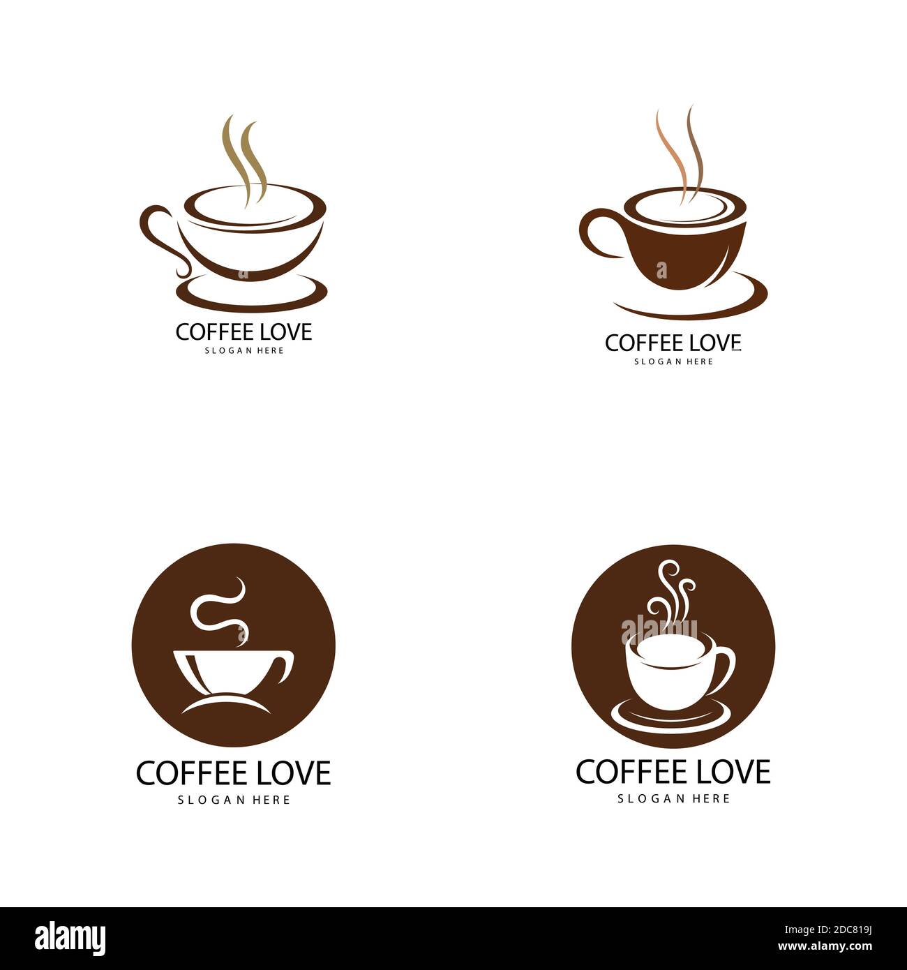 coffee logo icon vector illustration template Stock Vector Image & Art ...