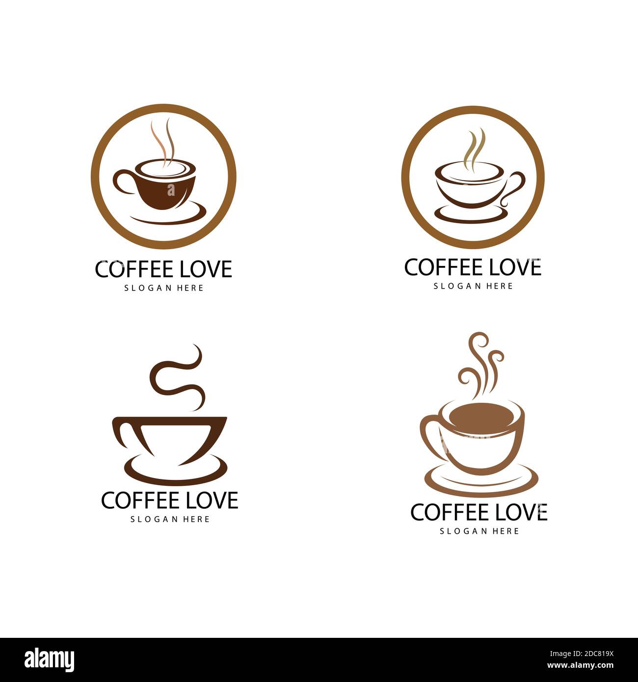 coffee logo icon vector illustration template Stock Vector Image & Art ...