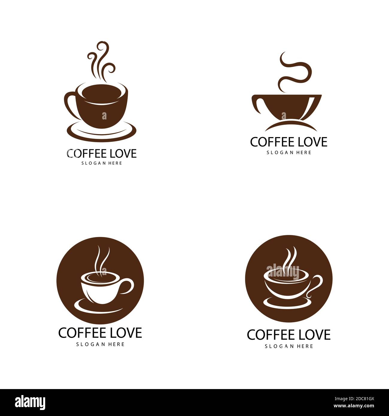 coffee logo icon vector illustration template Stock Vector Image & Art ...