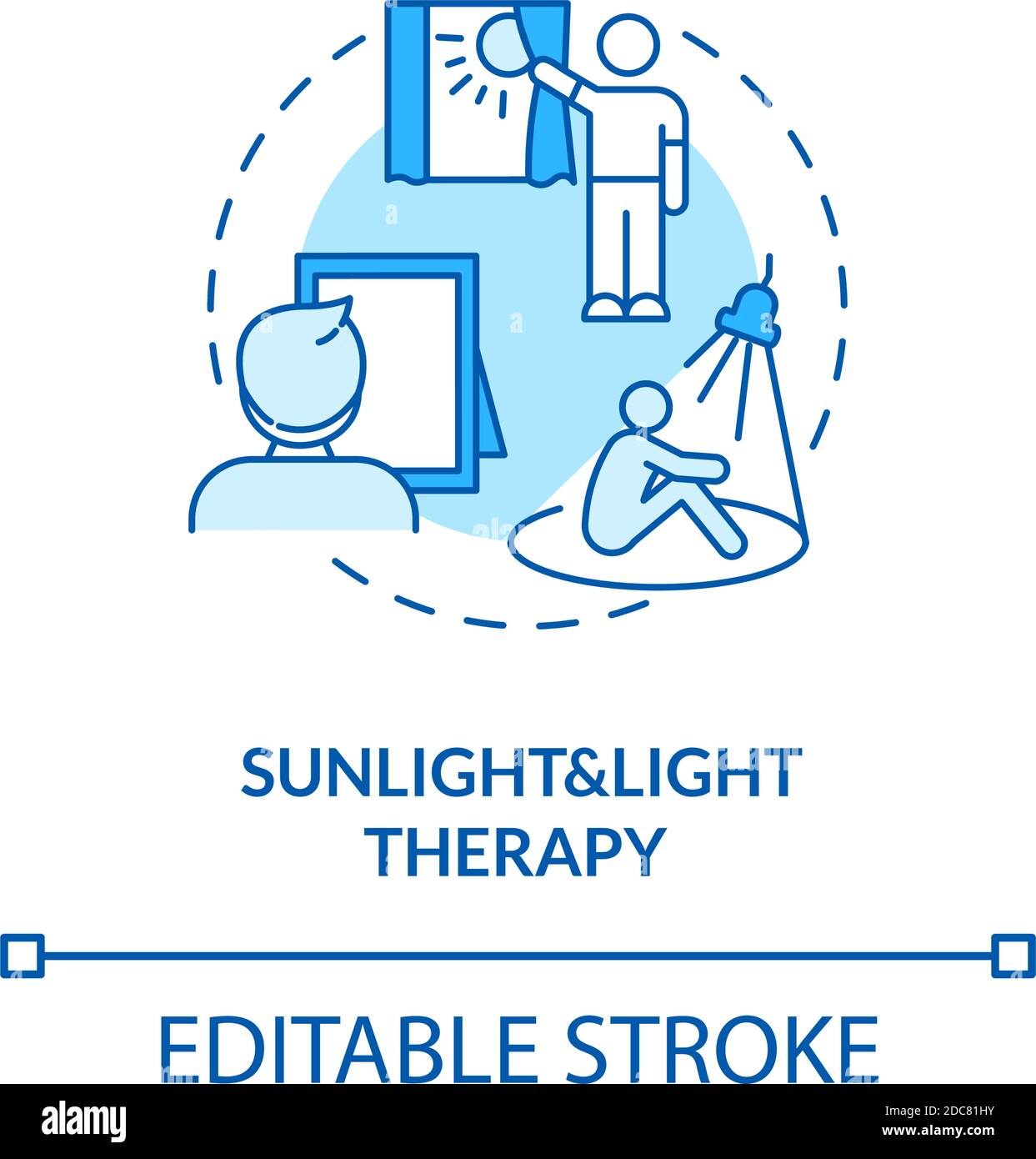 Sunlight and light therapy concept icon Stock Vector Image & Art Alamy