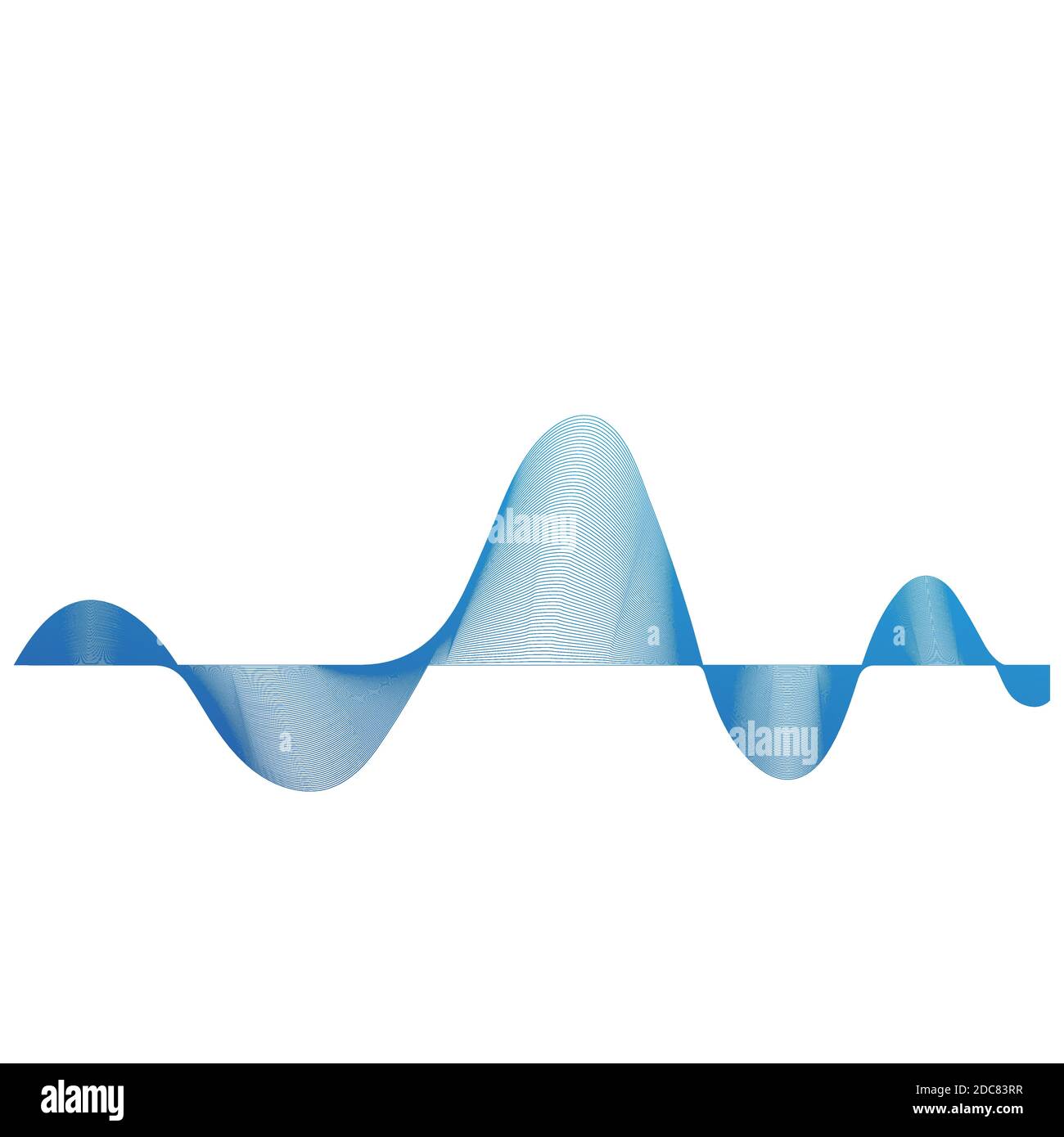 Sound waves vector illustration design template Stock Vector Image ...