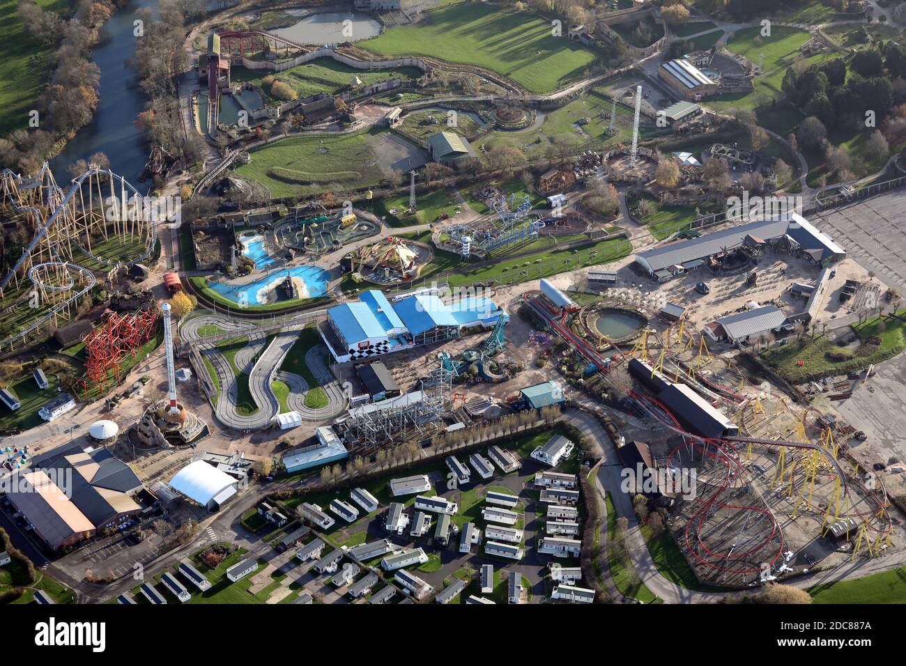 Flamingo land yorkshire hi-res stock photography and images - Alamy