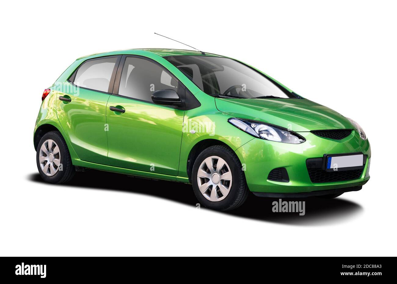 Japanese hatchback view isolated on white background Stock Photo Alamy