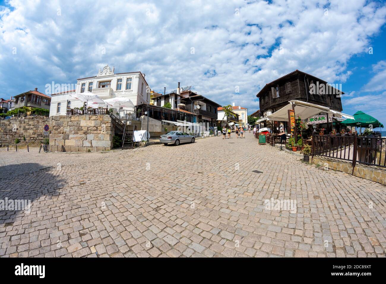 Traditional Wooden And Stone Old Houses In The Old Town Of Sozopol traditional-wooden-and-stone-old-houses-in-the-old-town-of-sozopol